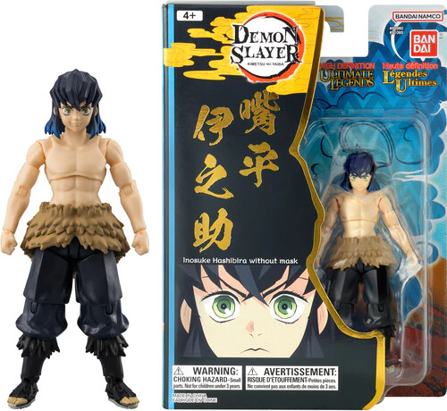 Ult Leg Demon Slayer Inosuke Without Mask 5in Fig