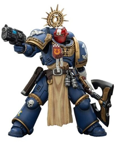 Warhammer 40K - Secret Level - Ultramarines: Metaurus with Power Axe Stormshield & Plasma Pistol 1/18 Action Figure