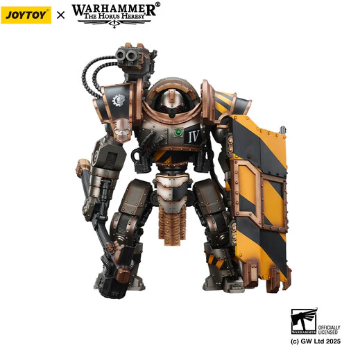 Warhammer 40K: The Horus Heresy - Iron Warriors: Iron Circle Domitar-Ferrum Class Battle-automata with Karceri Battle Shield & Graviton Crusher 1/18  Action Figure